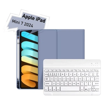 Чохол для планшета BeCover with keyboard Apple iPad Mini 7 2024 Purple