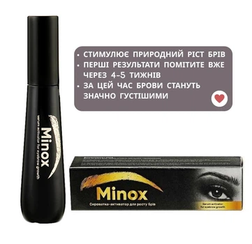 Сироватка активатор для росту брів MinoX