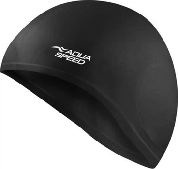 Шапочка взрослая для бассейна Aqua Speed EAR CAP Черный