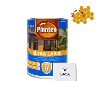 Пропитка для дерева Pinotex Ultra Lasur бесцветная BC 1 л