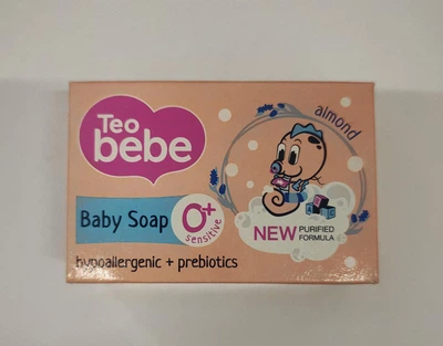 Дитяче тверде мило Teo Bebe 75 г мигдальна олія 0+