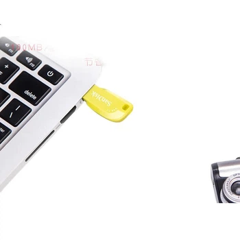 Флеш-накопичувач SanDisk 64GB USB 3.2 CZ410, колір «крутий гінкго жовтий», швидкість читання 100 МБ/с, компактний та портативний, захист паролем, ідеально підходить для бізнесу, офісу та навчання