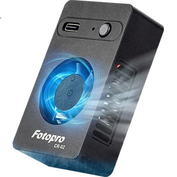 Устройство охлаждения и рассеивания тепла для портативной камеры Fotopro CR-02, черное.