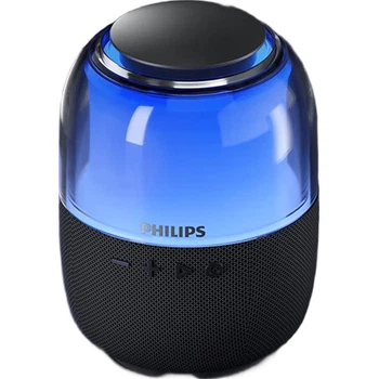 PHILIPS TAS2108 Bluetooth-колонка, настільна аудіосистема для комп'ютера, високоякісний звук для телевізора, атмосферне освітлення, маленька домашня колонка, бездротова портативна автомобільна колонка з тривалим терміном служби батареї