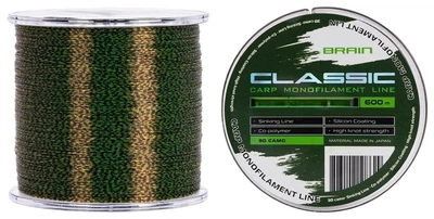 Волосінь Brain Classic Carp Line 3D 600m 0.35mm (camo)