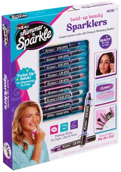 Zestaw kosmetyczny Cra-Z-Art Shimmer n Sparkle Twist Up Beauty Sparklers 65703S (884920657038)