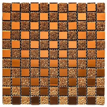 Мозаика из декоративного стекла Оранж 2200 Sticker Wall 298х298х4,5 мм (SW-00002360)