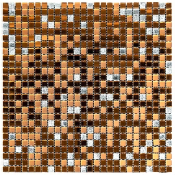 Мозаика зеркальная Медная 2200 Sticker Wall 298х298х4,5 мм (SW-00002370)