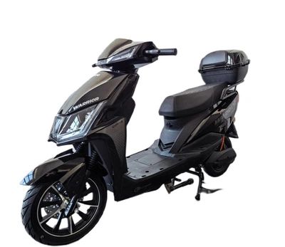 Електричний скутер Corso Warrior WR-226016 (1) двигун 2000W, акумулятор літій-залізо-фосфатний 72V/30Ah, в коробці - Чорний