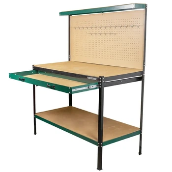 Верстак слесарный металлический (1550х1200х600мм) Rockforce RF-01Y0320