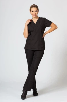 Женские медицинские штаны STUGA MEDICAL черные (7700802) 3XL