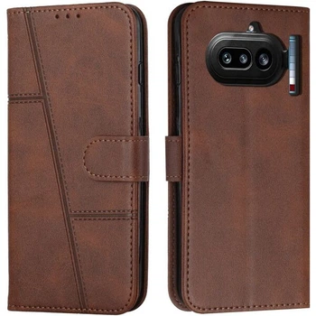Чохол-книжка з застібкою UniCase Jet Cover для Nothing Phone (4a) - Brown