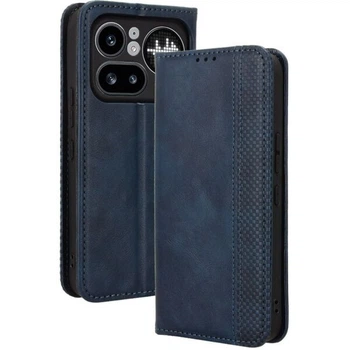 Чохол-книжка Deexe Retro Style для Nothing Phone (4a) Pro - Blue