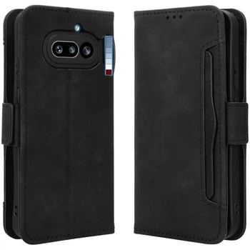 Чохол-книжка з кишеньками Deexe Wallet Stand для Nothing Phone (4a) - Black