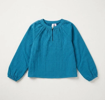 Дитяча блузка для дівчинки Vero Moda 128 см Синій (250313042)