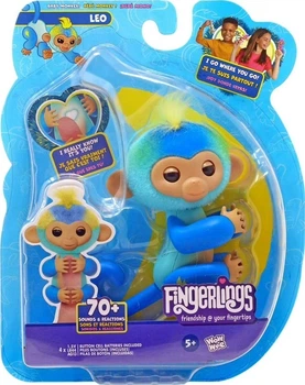 Інтерактивна іграшка Fingerlings 2.0 Basic Monkey Leo 3115 Blue (771171131151)