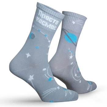 Шкарпетки Premier socks Просто космос, прикольні шкарпетки, унісекс, розм. 40-42