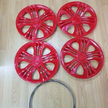 Колпаки R13 для авто АвтоВАЗ красные 4 шт