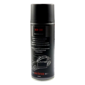 Змазка силіконова SHAFER Silicone Spray для гумових ущільнень 450 мл (SD30)