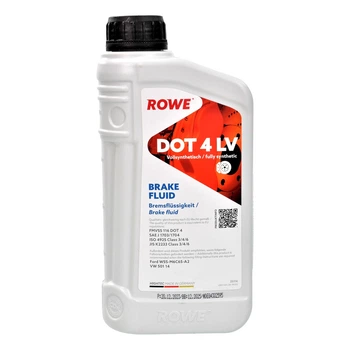 Гальмівна рідина ROWE DOT 4 Brake Fluid ABS / ESP пластик 1 л (25114001099)