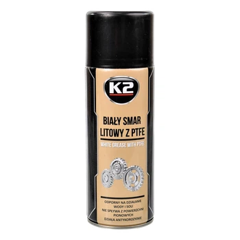 Змазка синтетична K2 White Grease PTFE для механізмів дверей 400 мл (W121)
