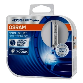 Автолампа ксенонова OSRAM Xenarc Cool Blue Boost D3S PK32d-5 35W 42V прозора 66340CBBHCB (66340CBBHCB)