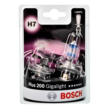 Автолампы галогеновые Bosch Plus 200 Gigalight H7 PX26d 55W 12V (1987301436)