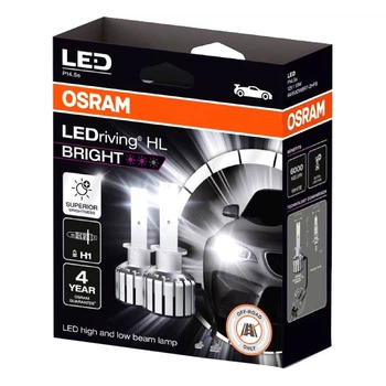 Автолампа LED (світлодіодна) OSRAM LEDriving HL Bright H1 P14.5s 13W 12V 64150DWBRT2HFB (64150DWBRT2HFB)