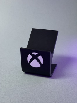 Подставка для геймпада Microsoft Xbox с логотипом - стильный держатель для контроллера 3D-печать чорний
