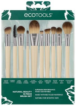Набір пензликів для макіяжу EcoTools Natural Beauty Makeup 10 шт (79625458121)