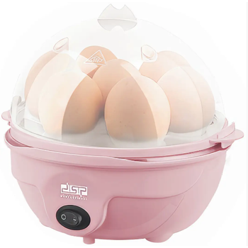 Яйцеварка электрическая DSP KA5016 на 7 яиц розовая