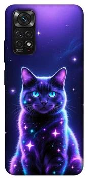 Чохол Demsky Galaxy purple cat для Xiaomi Redmi Note 11 (Global) / Note 11S