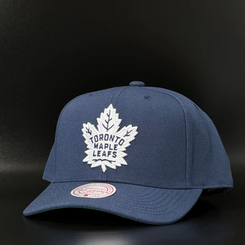 Синяя кепка Mitchell и Ness NHL Toronto Maple Leafs HHSS5370-TMLYYPPPBLUE