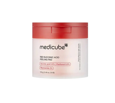 Пилинг-педы для лица Medicube Red Succinic Acid Peeling Pad 150г (70шт)