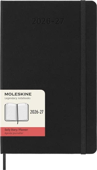 Ежедневник Moleskine 2026-2027 13 х 21 см 300 страниц Черный (8056999279769)