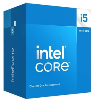 Процесор Intel Core i5 (LGA1700) i5-14400F, Box, 10x2.5 ГГц (Turbo Boost 4.7 ГГц, 16 потоків), L3 20Мб, Raptor Lake, 10 нм, TDP 65 Вт (BX8071514400F)