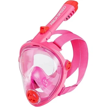 Маска для плавания полнолицевая детская Aqua Speed SPECTRA 2.0 KID розово-красная L 248-03