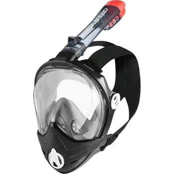 Маска для плавания полнолицевая Aqua Speed BRIZO черная S-M 227-07