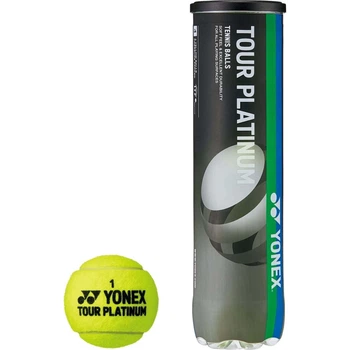 Набір м'ячів для тенісу Yonex TOUR PLATINUM 4B жовтий (4 штуки) TBTRPT4B