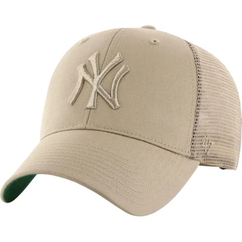 Кепка 47 Brand NEW YORK YANKEES BRANSON MESH бежево-зелена B-BRANS17CTP-KH