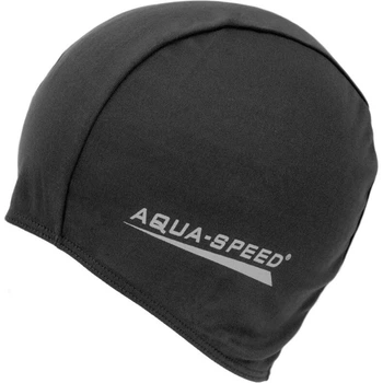 Шапочка для плавания Aqua Speed POLYESTER CAP черная 091-07