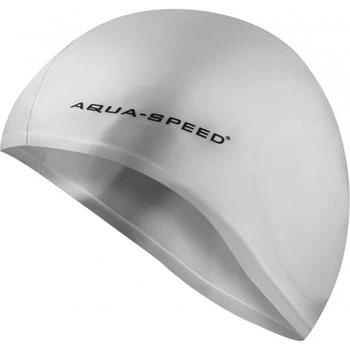 Шапочка для плавания Aqua Speed EAR CAP серебряная 128-26