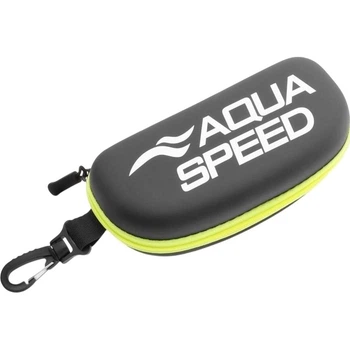 Чехол для очков для плавания Aqua Speed GOGGLE CASE черно-желтый 737-18