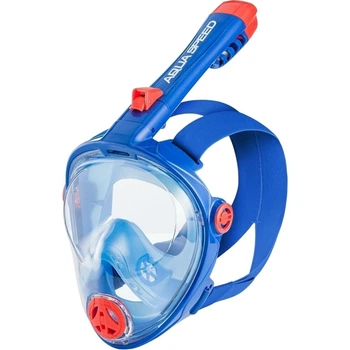 Маска для плавания полнолицевая детская Aqua Speed SPECTRA 2.0 KID сине-оранжевая S 248-01
