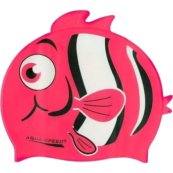 Шапочка для плавания детская Aqua Speed ZOO NEMO кораллово-белая 115-03-nemo