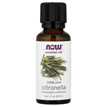 Эфирное масло цитронеллы NOW Foods, Essential Oils "Citronella" чистое (30 мл / 1 жидкая унция)