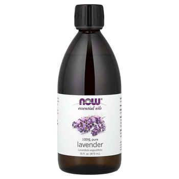 Эфирное масло лаванды NOW Foods Essential Oils "Lavender" 100% чистое лавандовое масло (473 мл)