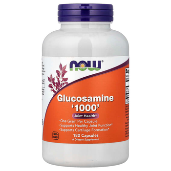Глюкозамін NOW Foods "Glucosamine" 1000 мг (180 рослинних капсул)