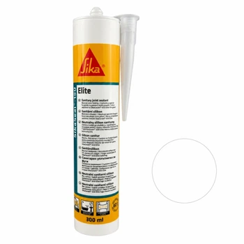 Герметик силиконовый Sika санитарный белый 10, 300мл (SikaSeal-190-WH)