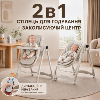 Детский стульчик для кормления 3в1 стул с регулируемой спинкой и столешницей детский укачивающий центр шезлонг